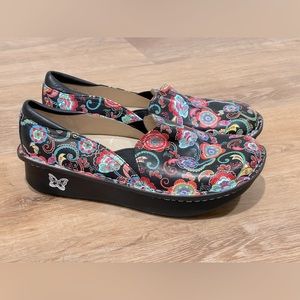 NEW Alegria Debra Paisley Party Slip Resistant Size 7